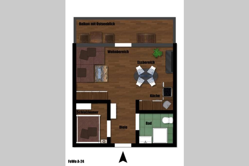 Meerblick Ferienwohnung Sierksdorf Exterior photo